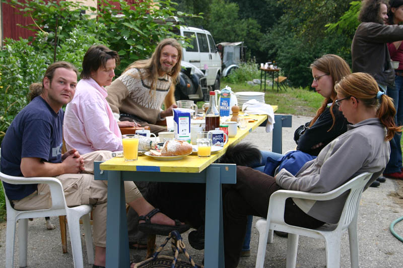 frühstück im grünen