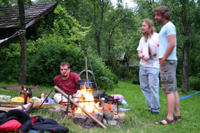 green curry überm feuer